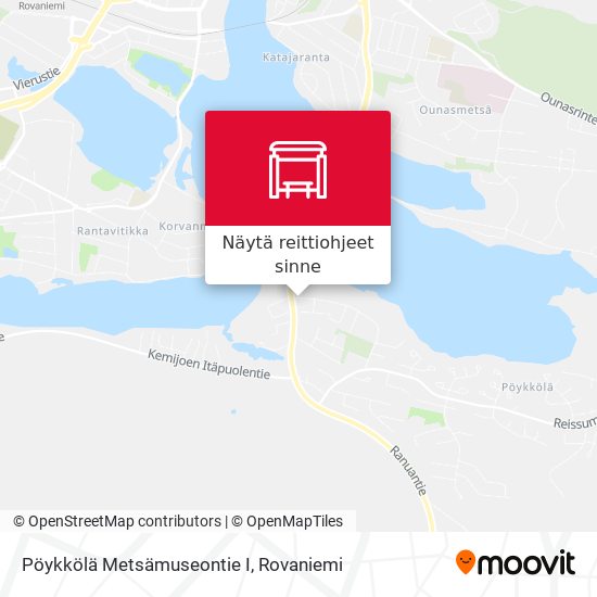 Pöykkölä Metsämuseontie I kartta
