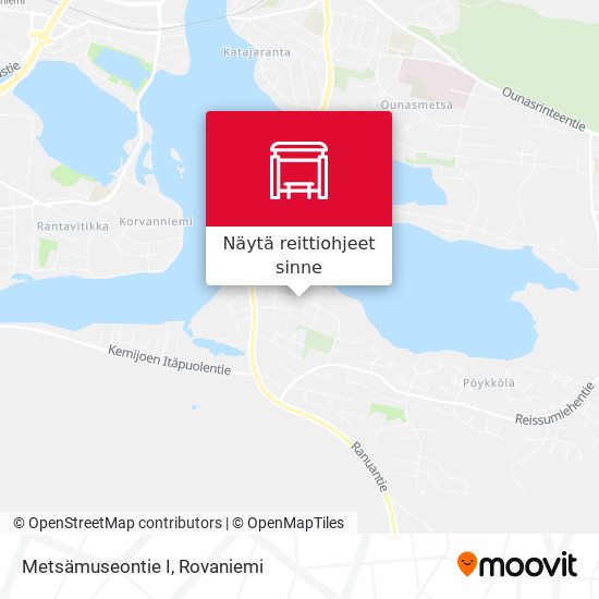 Metsämuseontie I kartta