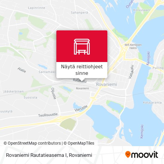 Rovaniemi Rautatieasema I kartta