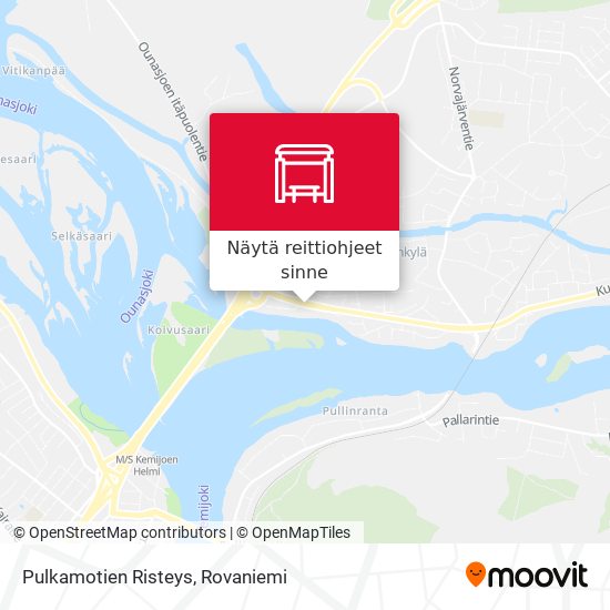 Pulkamotien Risteys kartta