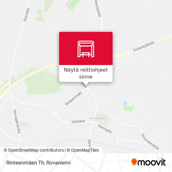 Rinteenmäen Th kartta