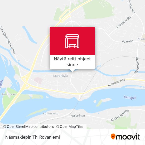 Näsmäkiepin Th kartta