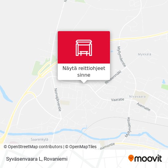 Syväsenvaara L kartta