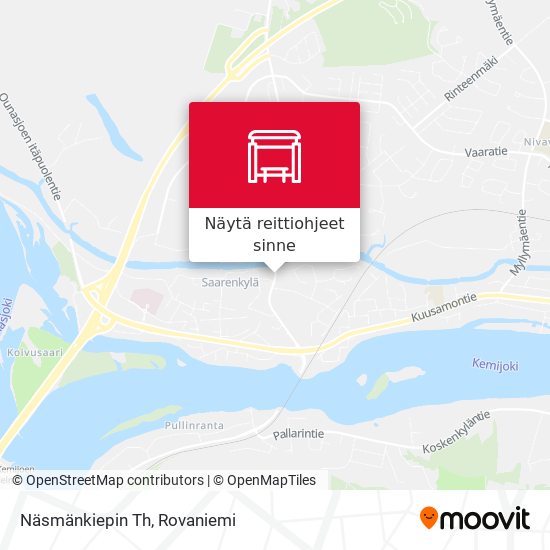 Näsmänkiepin Th kartta
