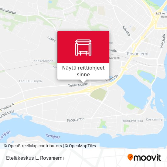 Kuinka päästä kohteeseen Eteläkeskus L paikassa Rovaniemi kulkuvälineellä  Bussi?