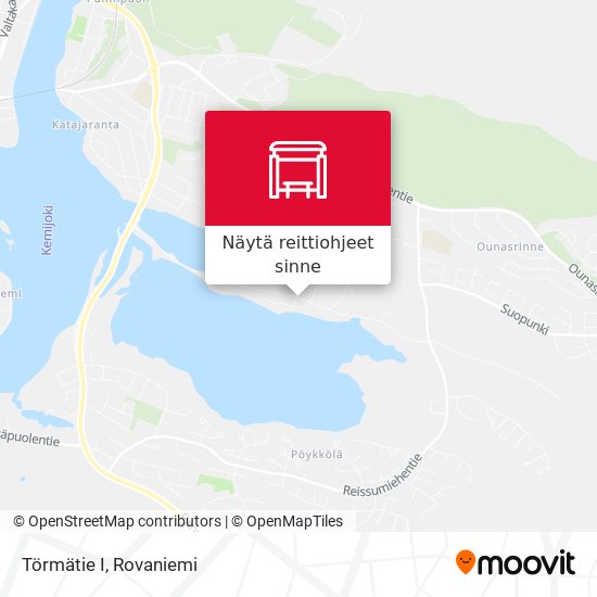 Törmätie I kartta