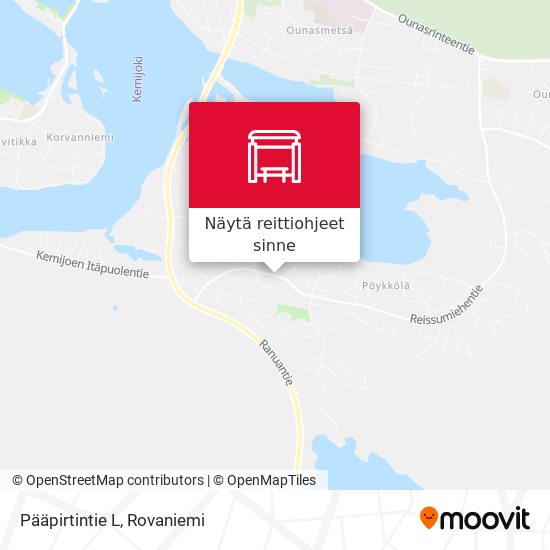Pääpirtintie L kartta