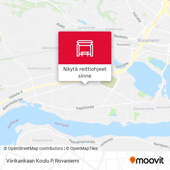 Viirikankaan Koulu P kartta