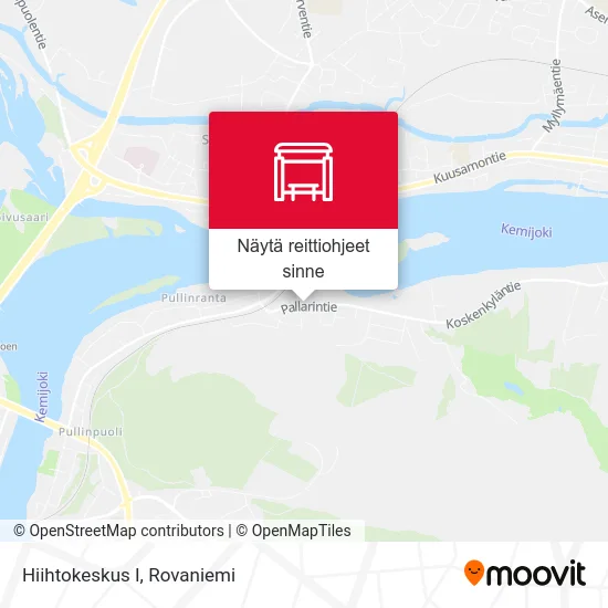 Hiihtokeskus I kartta
