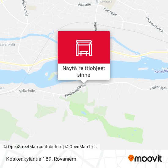 Koskenkyläntie 189 kartta