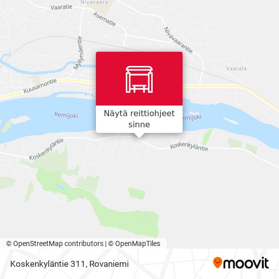 Koskenkyläntie 311 kartta