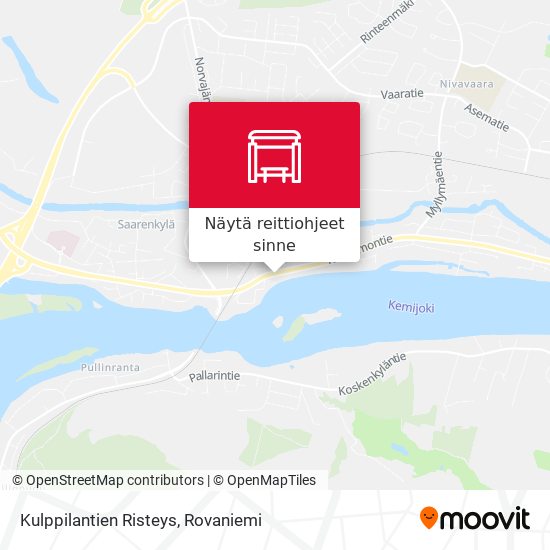 Kulppilantien Risteys kartta
