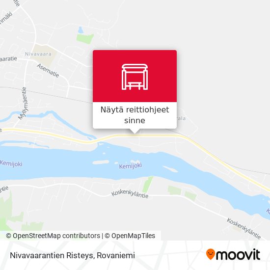 Nivavaarantien Risteys kartta