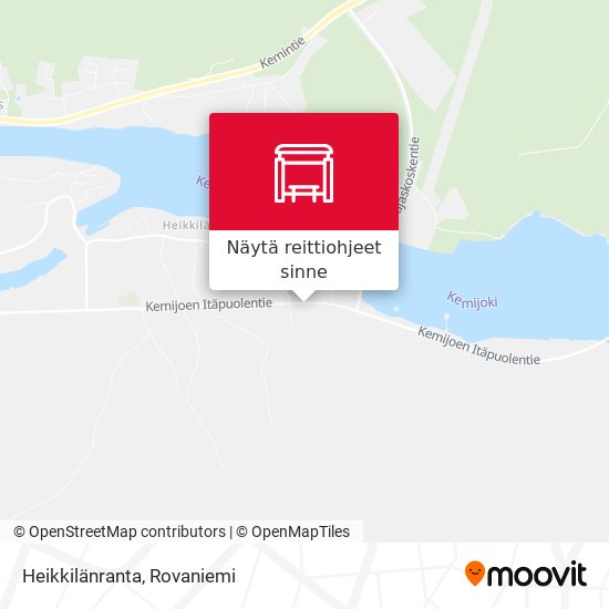 Heikkilänranta kartta