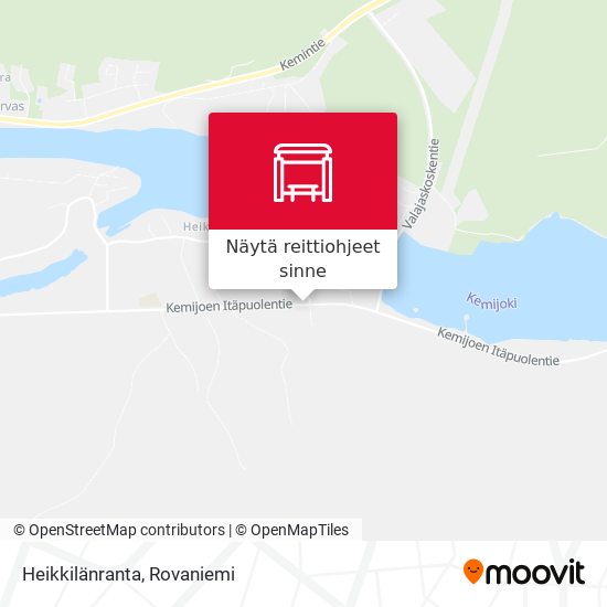 Heikkilänranta kartta