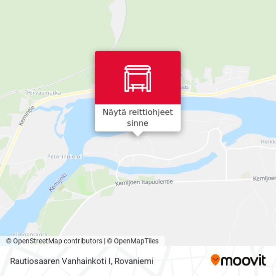 Rautiosaaren Vanhainkoti I kartta