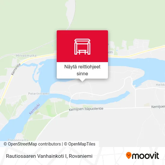 Rautiosaaren Vanhainkoti I kartta