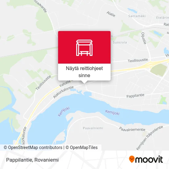 Pappilantie kartta
