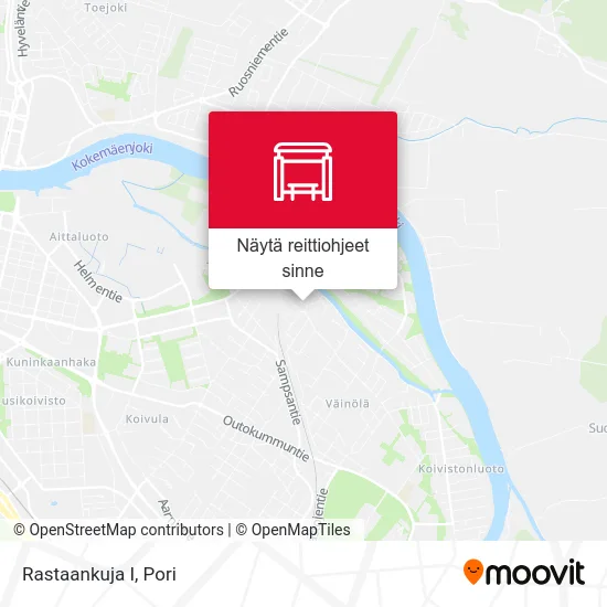 Rastaankuja I kartta
