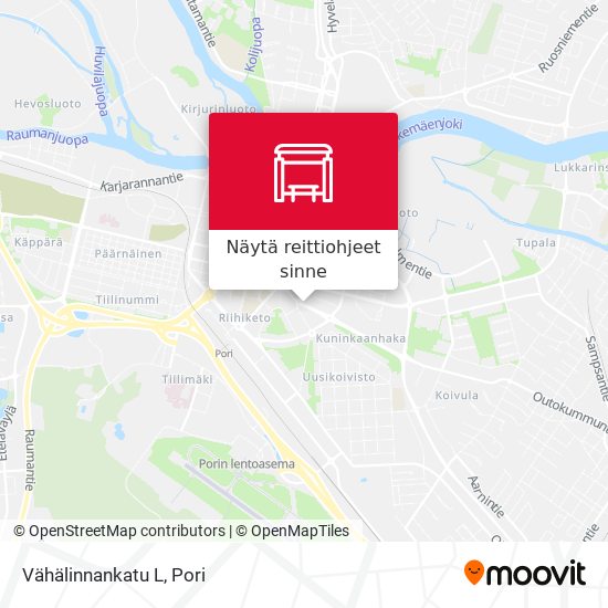 Vähälinnankatu L kartta