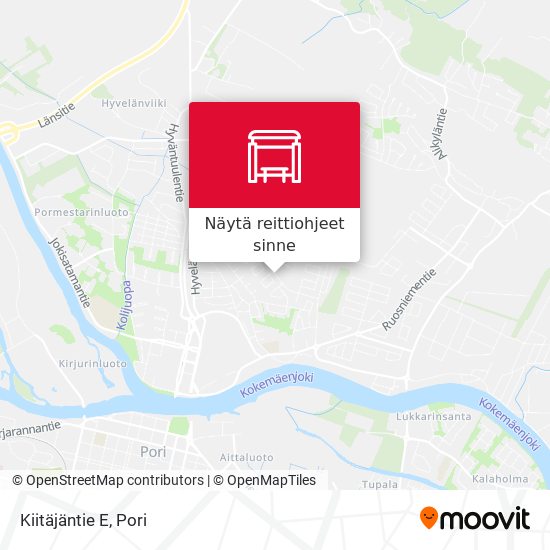 Kiitäjäntie E kartta
