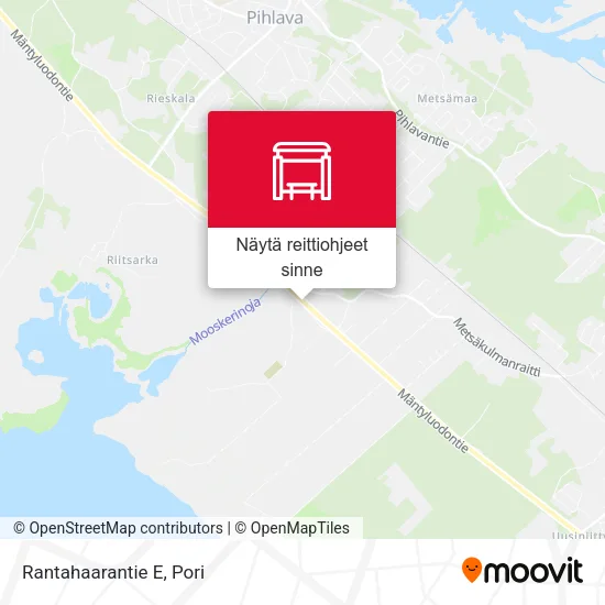 Rantahaarantie E kartta