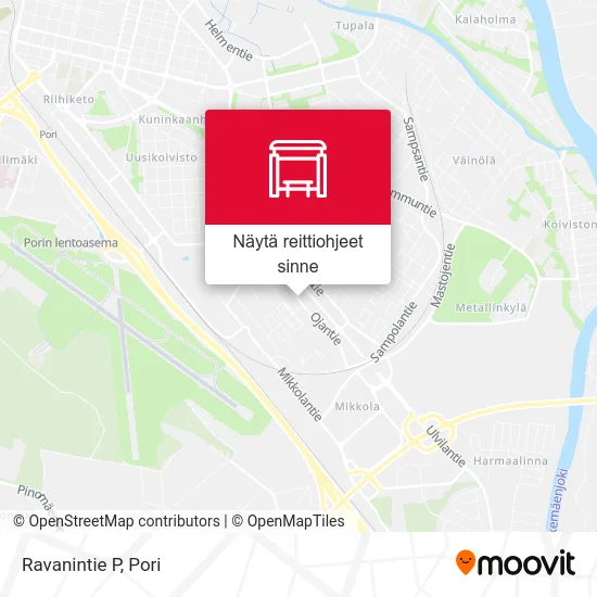 Ravanintie P kartta
