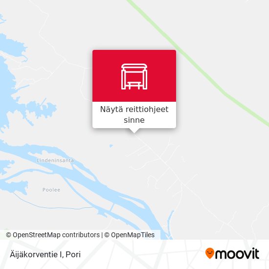 Äijäkorventie I kartta