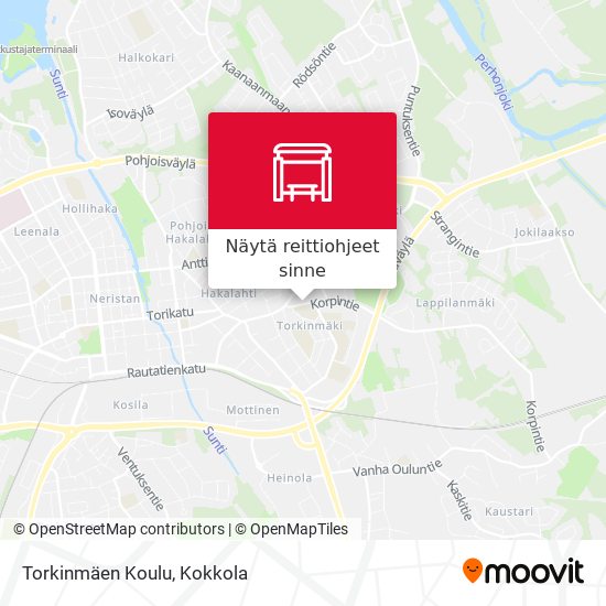 Torkinmäen Koulu kartta