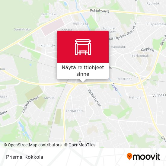 Kuinka päästä kohteeseen Prisma paikassa Kokkola kulkuvälineellä Bussi?