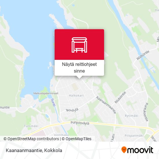 Kaanaanmaantie kartta