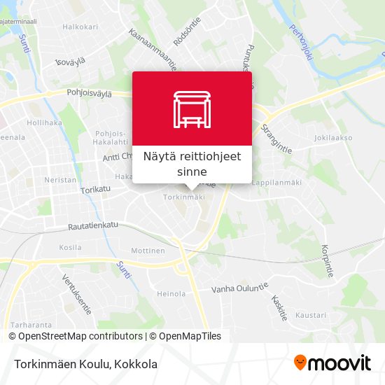 Torkinmäen Koulu kartta
