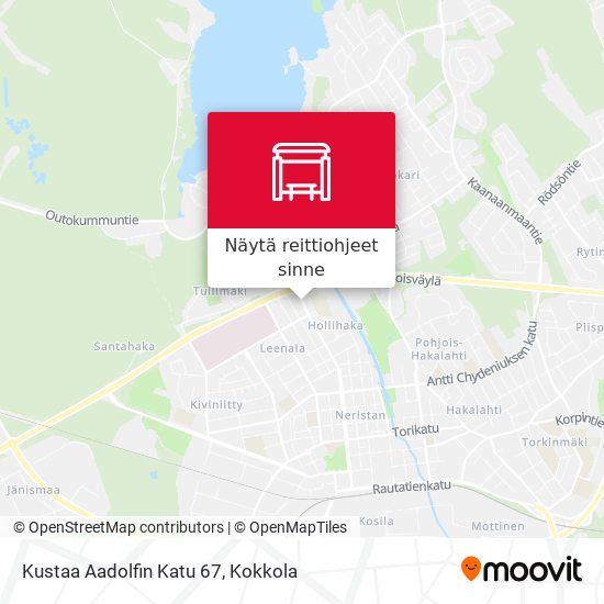 Kustaa Aadolfin Katu 67 kartta