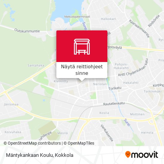 Mäntykankaan Koulu kartta