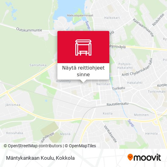 Mäntykankaan Koulu kartta