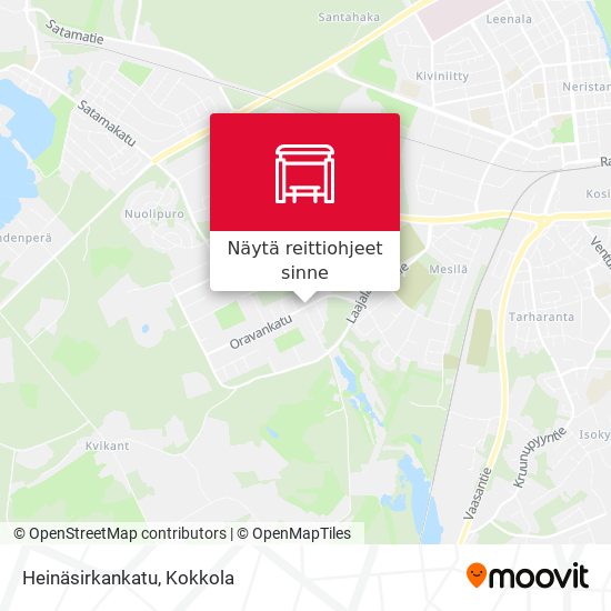 Heinäsirkankatu kartta