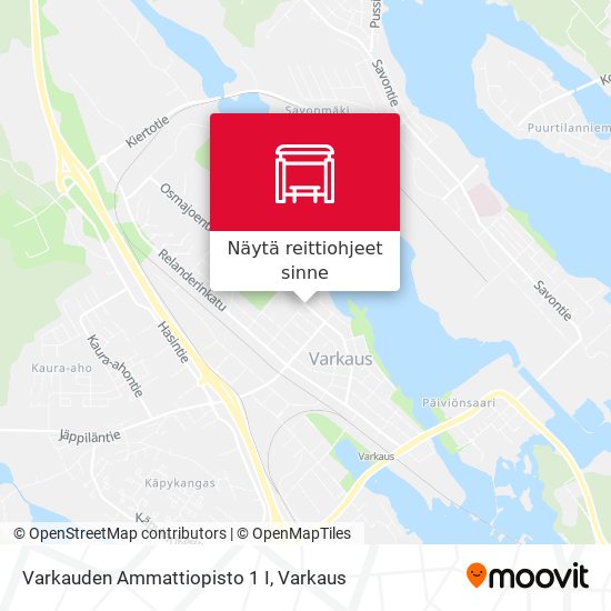 Varkauden Ammattiopisto 1 I kartta