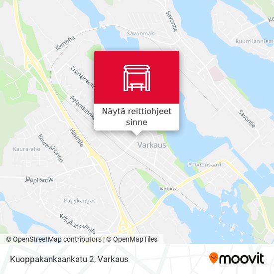 Kuoppakankaankatu 2 kartta