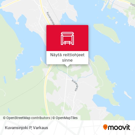 Kuvansinjoki P kartta