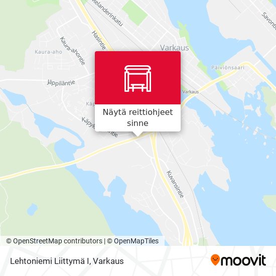 Lehtoniemi Liittymä I kartta