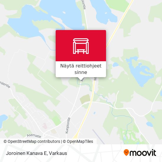 Joroinen Kanava E kartta