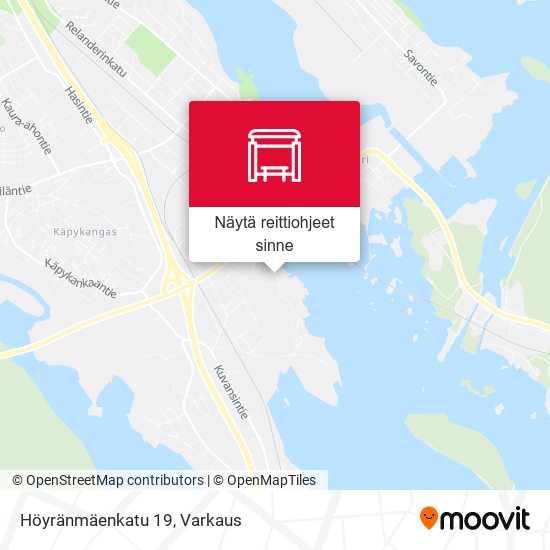 Höyränmäenkatu 19 kartta