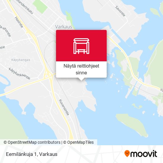 Eemilänkuja 1 kartta