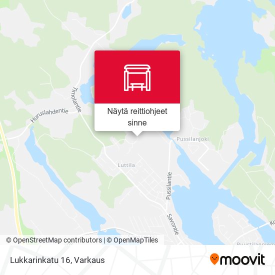 Lukkarinkatu 16 kartta