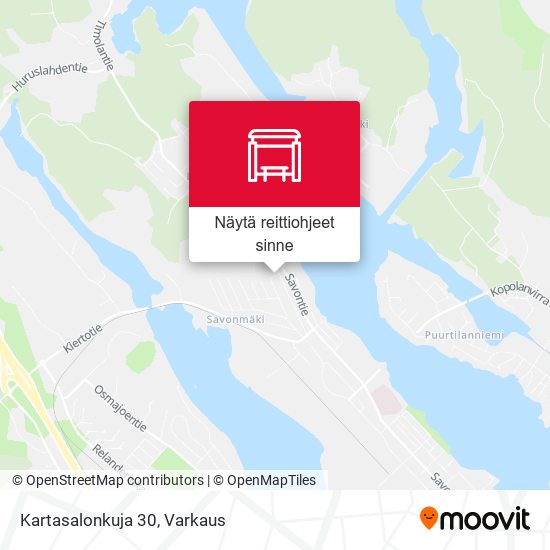 Kartasalonkuja 30 kartta