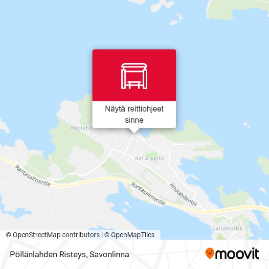 Pöllänlahden Risteys kartta