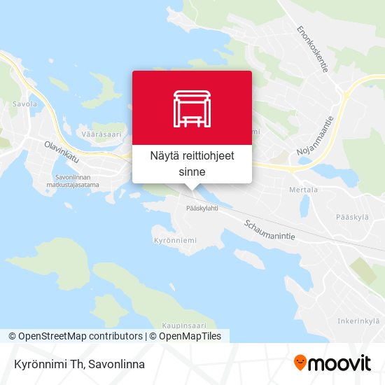 Kyrönnimi Th kartta