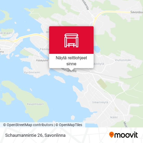 Schaumannintie 26 kartta