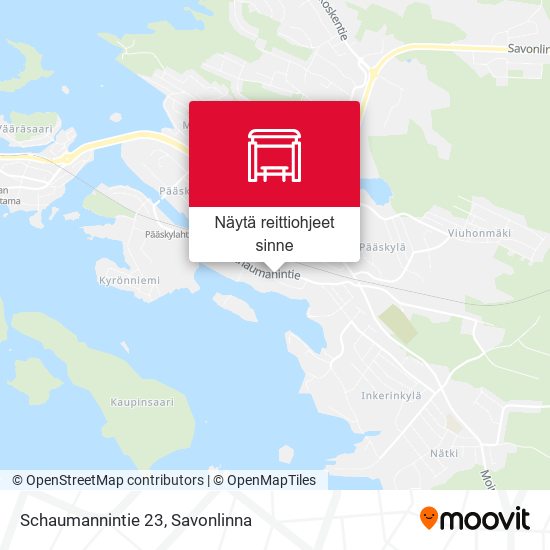 Schaumannintie 23 kartta