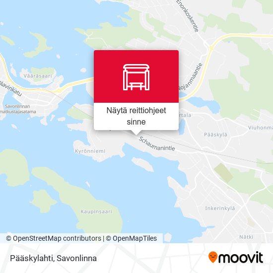 Pääskylahti kartta